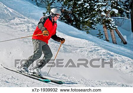 Skiing a black diamond run called Bushwacker at Telluride Mountain Resort in the San Juan Mountains in southwestern Colorado. View Large Photo Image Stock Image - Skiing a black diamond run called Bushwacker at Telluride Mountain Resort in the San Juan Mountains in southwestern Colorado.. Fotosearch