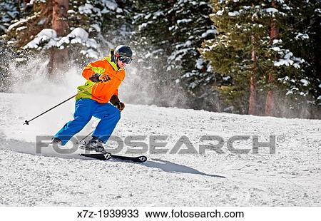 Skiing a black diamond run called Bushwacker at Telluride Mountain Resort in the San Juan Mountains in southwestern Colorado. View Large Photo Image Stock Image - Skiing a black diamond run called Bushwacker at Telluride Mountain Resort in the San Juan Mountains in southwestern Colorado.. Fotosearch