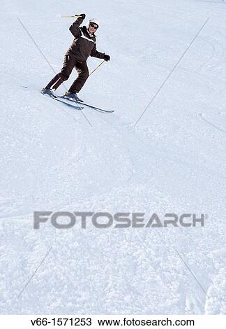 Skiing in Formigal View Large Photo Image Stock Image - Skiing in Formigal. Fotosearch