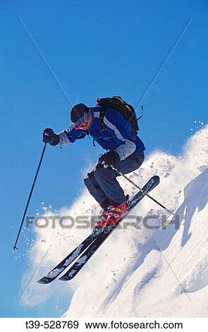 Skiing. Whistler, British Columbia, Canada View Large Photo Image Stock Photo - Skiing. Whistler, British Columbia, Canada. Fotosearch