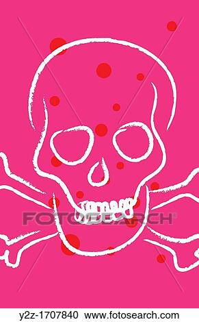 Stock Image - Skull and Crossbones. Fotosearch