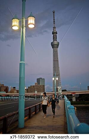 Sky Tree from Kototoi bridge, Asakusa District, Tokyo, Japan View Large Photo Image Stock Image - Sky Tree from Kototoi bridge, Asakusa District, Tokyo, Japan. Fotosearch