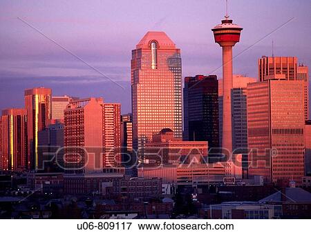 Skyline, Calgary, Alberta, Canada View Large Photo Image Stock Photo - Skyline, Calgary, Alberta, Canada. Fotosearch