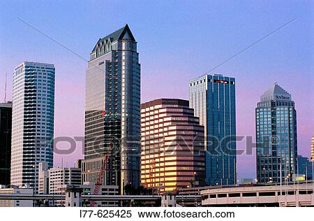 Stock Photography - Skyline. Tampa. FL. USA. Fotosearch