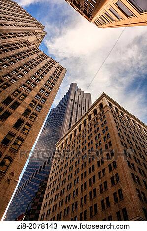 Skyscrapers in the financial district, San Francisco, California, USA. View Large Photo Image Stock Image - Skyscrapers in the financial district, San Francisco, California, USA.. Fotosearch
