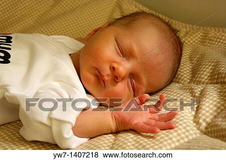Sleeping baby boy View Large Photo Image Stock Photo - Sleeping baby boy. Fotosearch