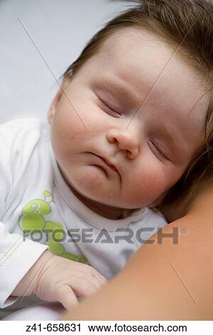 Sleeping baby View Large Photo Image Stock Image - Sleeping baby. Fotosearch