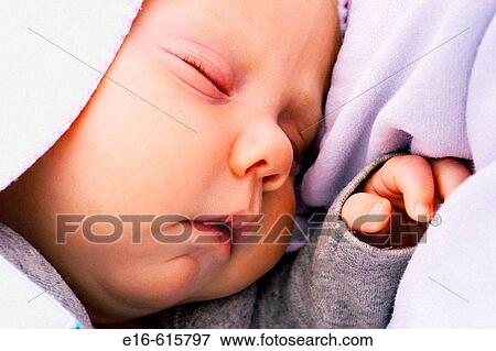 Stock Photo - sleeping baby. Fotosearch