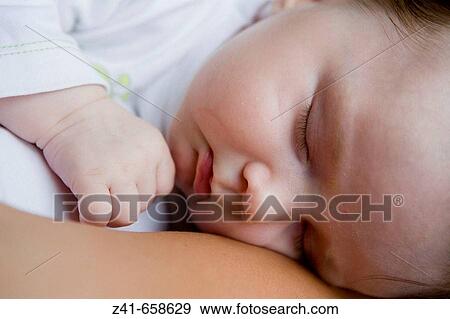 Stock Photo - Sleeping baby. Fotosearch