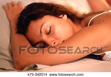 Sleeping woman View Large Photo Image Picture - Sleeping woman. Fotosearch