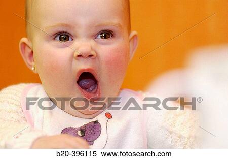 Sleepy six months old baby. View Large Photo Image Stock Photography - Sleepy six months old baby.. Fotosearch