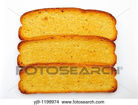 Sliced of baked dry bread View Large Photo Image Picture - Sliced of baked dry bread. Fotosearch