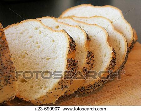 Sliced white bread. View Large Photo Image Stock Photo - Sliced white bread.. Fotosearch