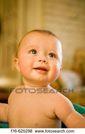 smiling 6 month old baby boy View Large Photo Image Stock Photo - smiling 6 month old baby boy. Fotosearch