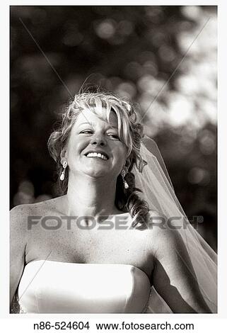 Smiling bride View Large Photo Image Picture - Smiling bride. Fotosearch