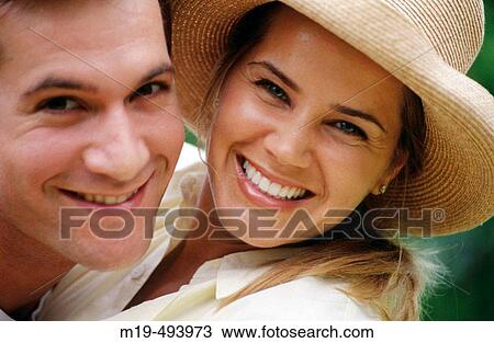 Stock Image - smiling couple. Fotosearch