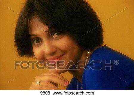 Smiling Indian Lady View Large Photo Image Stock Photo - Smiling Indian Lady. Fotosearch