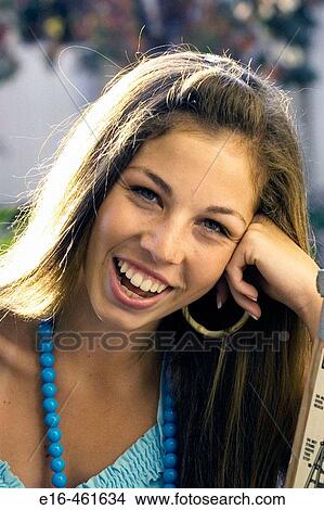 Picture - Smiling teenager. Fotosearch