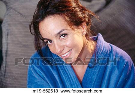 Stock Photo - smiling woman. Fotosearch