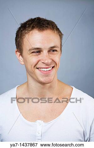 Smiling Young Man View Large Photo Image Stock Photo - Smiling Young Man. Fotosearch