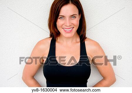 Smiling Young Woman View Large Photo Image Picture - Smiling Young Woman. Fotosearch