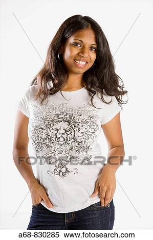 Smiling young woman. View Large Photo Image Stock Photography - Smiling young woman.. Fotosearch