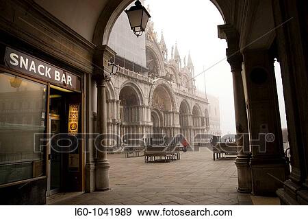 Snack bar in St. Mark's Square, Venice, Italy View Large Photo Image Stock Photo - Snack bar in St. Mark's Square, Venice, Italy. Fotosearch