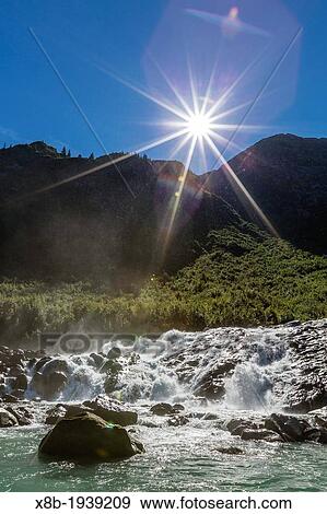 Snow-melt waterfall in Tracy Arm-Ford's Terror Wilderness area, Southeast Alaska, U. S. A. View Large Photo Image Stock Photo - Snow-melt waterfall in Tracy Arm-Ford's Terror Wilderness area, Southeast Alaska, U. S. A.. Fotosearch