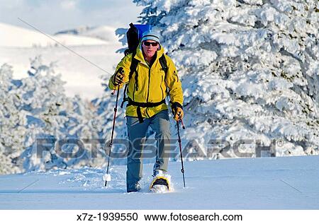 Snowshoeing on Deadline Ridge high above Rock Creek Canyon in the Goose Creek Mountains in southern Idaho View Large Photo Image Stock Image - Snowshoeing on Deadline Ridge high above Rock Creek Canyon in the Goose Creek Mountains in southern Idaho. Fotosearch