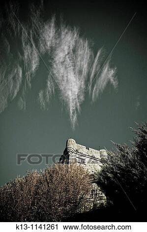 Stock Image - Sobroso Castle Pontevedra Galicia Spain. Fotosearch