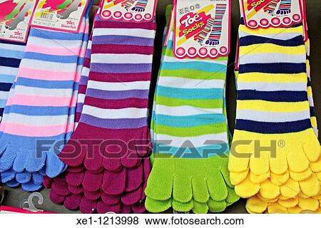 socks with toes, New York. View Large Photo Image Stock Photo - socks with toes, New York.. Fotosearch