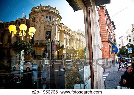 SOGEM, copyright office in Spain. Chueca district, Madrid, Spain. View Large Photo Image Stock Photography - SOGEM, copyright office in Spain. Chueca district, Madrid, Spain.. Fotosearch