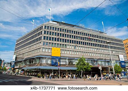 Sokos Hotelli Vaakuna building 1952 at corner of Mannerheimintie and Kaivokatu streets central Helsinki Finland Europe View Large Photo Image Stock Image - Sokos Hotelli Vaakuna building 1952 at corner of Mannerheimintie and Kaivokatu streets central Helsinki Finland Europe. Fotosearch