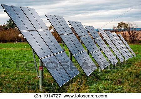 Solar panels on farm, Cool Spring Maryland USA View Large Photo Image Stock Photo - Solar panels on farm, Cool Spring Maryland USA. Fotosearch