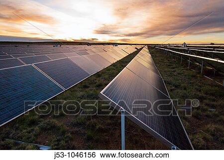 Solar photovoltaic electricity generating plant, Springerville, Arizona View Large Photo Image Stock Photograph - Solar photovoltaic electricity generating plant, Springerville, Arizona. Fotosearch