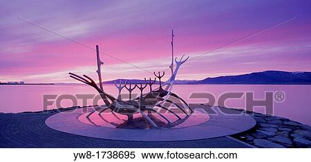 ? Solfar? Viking ship, Reykjavik, Iceland View Large Photo Image Stock Photography - ? Solfar? Viking ship, Reykjavik, Iceland. Fotosearch