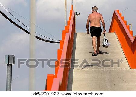 Solitary walk across the runway shirtless Red Pinedo, Valencia View Large Photo Image Stock Image - Solitary walk across the runway shirtless Red Pinedo, Valencia. Fotosearch