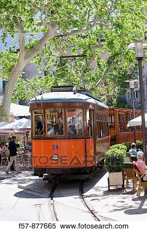 Soller, Mallorca, Balearic Islands, Spain View Large Photo Image Stock Photography - Soller, Mallorca, Balearic Islands, Spain. Fotosearch