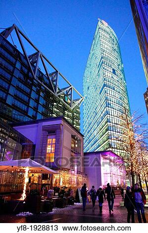 Sony center, Christmas time, Eichhorn street in Berlin, Germany View Large Photo Image Stock Image - Sony center, Christmas time, Eichhorn street in Berlin, Germany. Fotosearch