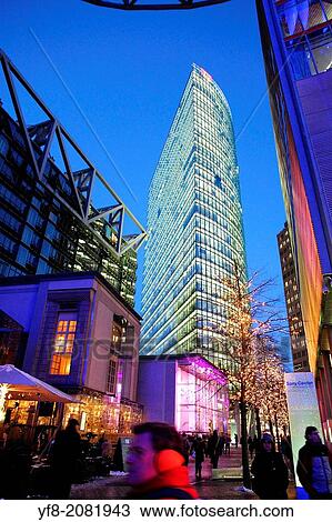 Sony center, Christmas time, Eichhorn street in Berlin, Germany. View Large Photo Image Stock Image - Sony center, Christmas time, Eichhorn street in Berlin, Germany.. Fotosearch