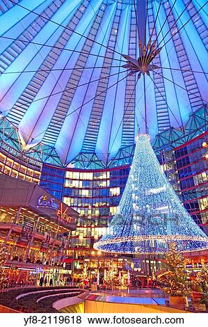 Sony center, Christmas time, Eichhorn street in Berlin, Germany. View Large Photo Image Stock Photo - Sony center, Christmas time, Eichhorn street in Berlin, Germany.. Fotosearch