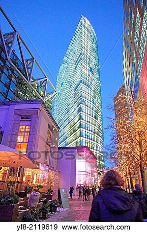 Sony center, Christmas time, Eichhorn street in Berlin, Germany. View Large Photo Image Stock Photo - Sony center, Christmas time, Eichhorn street in Berlin, Germany.. Fotosearch