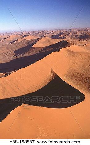 Stock Photo - Sossusvlei sand dunes, Namib desert. Namibia. Fotosearch