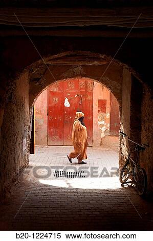 Stock Photography - Souk, Medina de Marrakech, High Atlas, Morocco.. Fotosearch