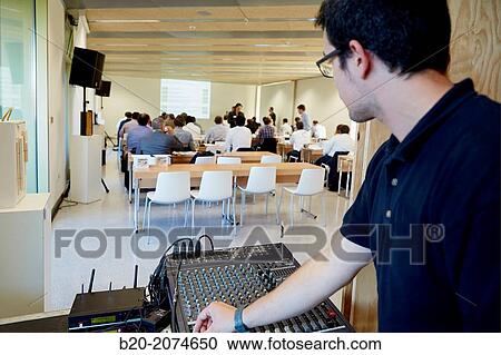 Sound mixer. Audiovisual conference. Congress. Donostia. San Sebastian. Gipuzkoa. Basque Country. Spain. View Large Photo Image Stock Image - Sound mixer. Audiovisual conference. Congress. Donostia. San Sebastian. Gipuzkoa. Basque Country. Spain.. Fotosearch