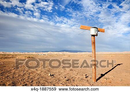 Stock Photo - source in the gobi desert. Fotosearch