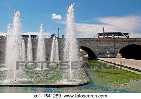 source, Segovia bridge, 1564, Manzanares River, Madrid, Spain. View Large Photo Image Stock Photo - source, Segovia bridge, 1564, Manzanares River, Madrid, Spain.. Fotosearch