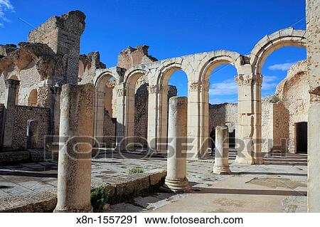 South baths 2nd century, Maktar, Tunisia View Large Photo Image Stock Image - South baths 2nd century, Maktar, Tunisia. Fotosearch