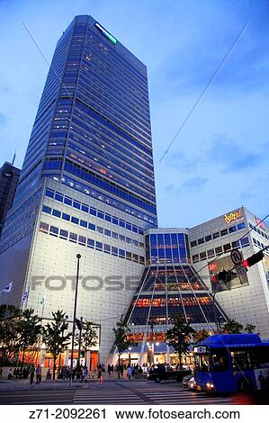 South Korea, Seoul, Dongdaemun area, modern architecture,. View Large Photo Image Stock Image - South Korea, Seoul, Dongdaemun area, modern architecture,.. Fotosearch