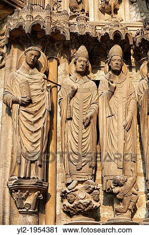 South Porch, Right Portal, Left Jambs c. 1194-1230, Cathedral of Notre Dame, Chartres, France. View Large Photo Image Stock Image - South Porch, Right Portal, Left Jambs c. 1194-1230, Cathedral of Notre Dame, Chartres, France.. Fotosearch
